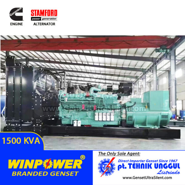 genset cummins 1500 kva, genset cummins KTA50-GS8, genset cummins stamford S7L1D-C41
