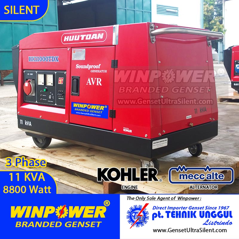 Genset Kohler 10 KVA Silent Mecc Alte 8000 Watt – HK11000TDX - Image 3