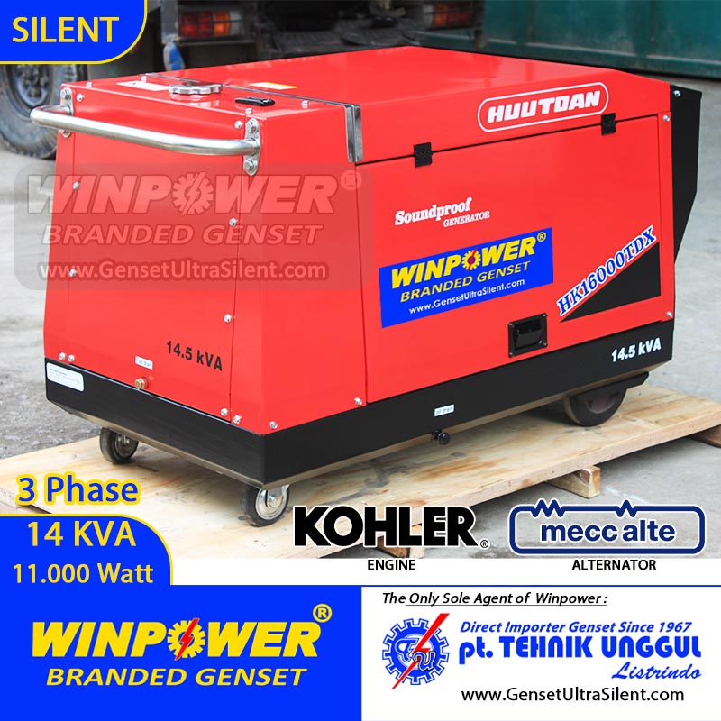 Genset Kohler 14 KVA Silent Mecc Alte 11000 Watt – HK16000TDX - Image 2