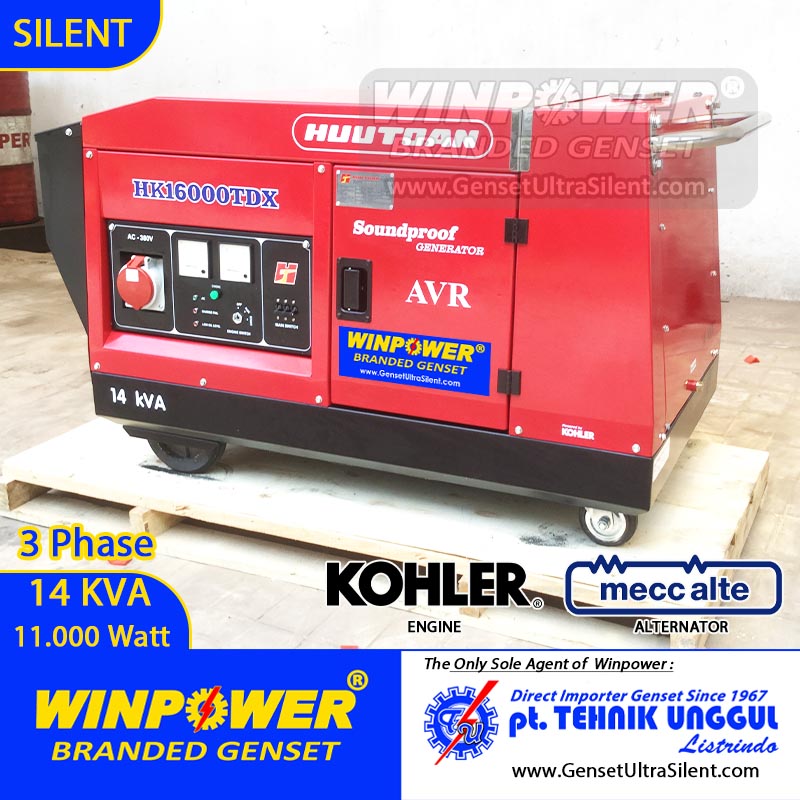 Genset Kohler 14 KVA Silent Mecc Alte 11000 Watt – HK16000TDX - Image 3