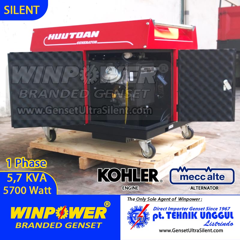 Genset Kohler 6 KVA Silent Mecc Alte 5000 Watt – HK7500SP - Image 2
