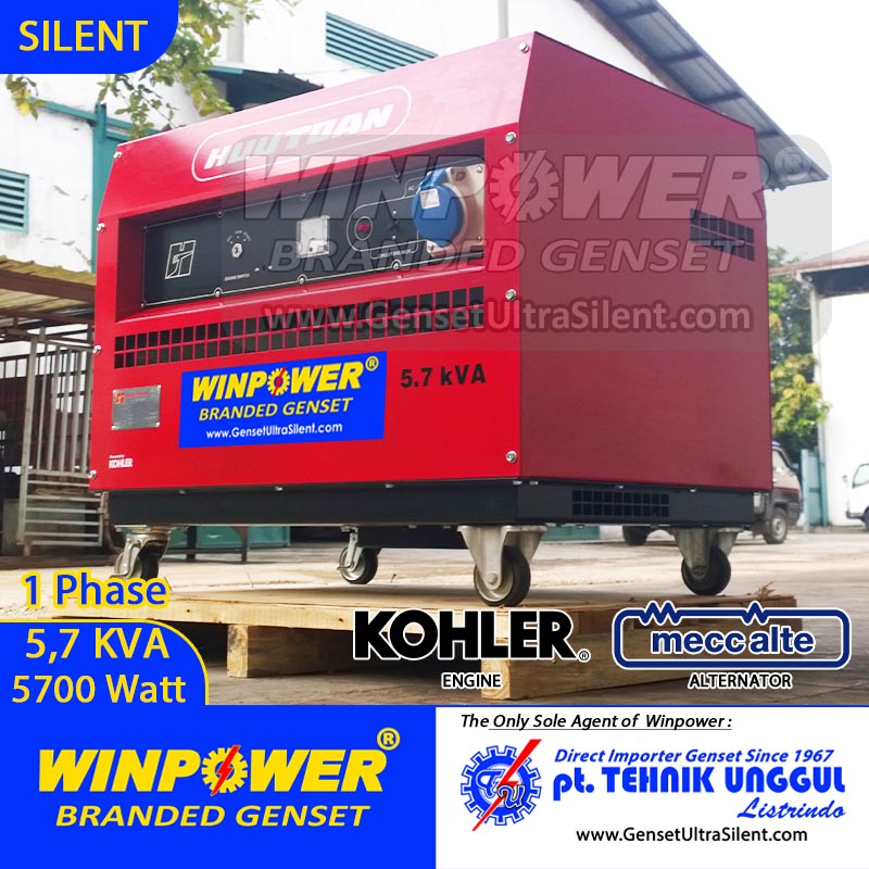 Genset Kohler 6 KVA Silent Mecc Alte 5000 Watt – HK7500SP - Image 3
