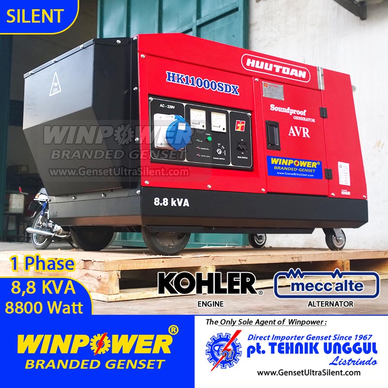 Genset Kohler 8 KVA Silent Mecc Alte 8000 Watt – HK11000SDX - Image 3
