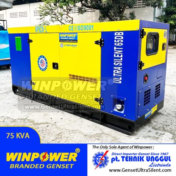 Genset Silent Winpower 75 KVA - WP82W-L