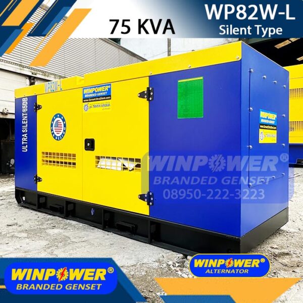 Genset Silent Winpower 75 KVA - WP82W-L