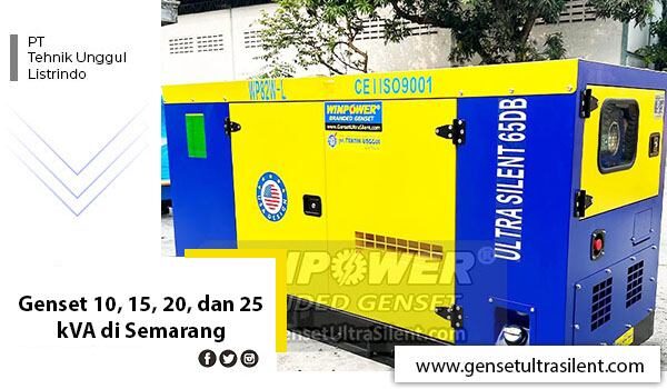 Genset 10, 15, 20, dan 25 kVA di Semarang