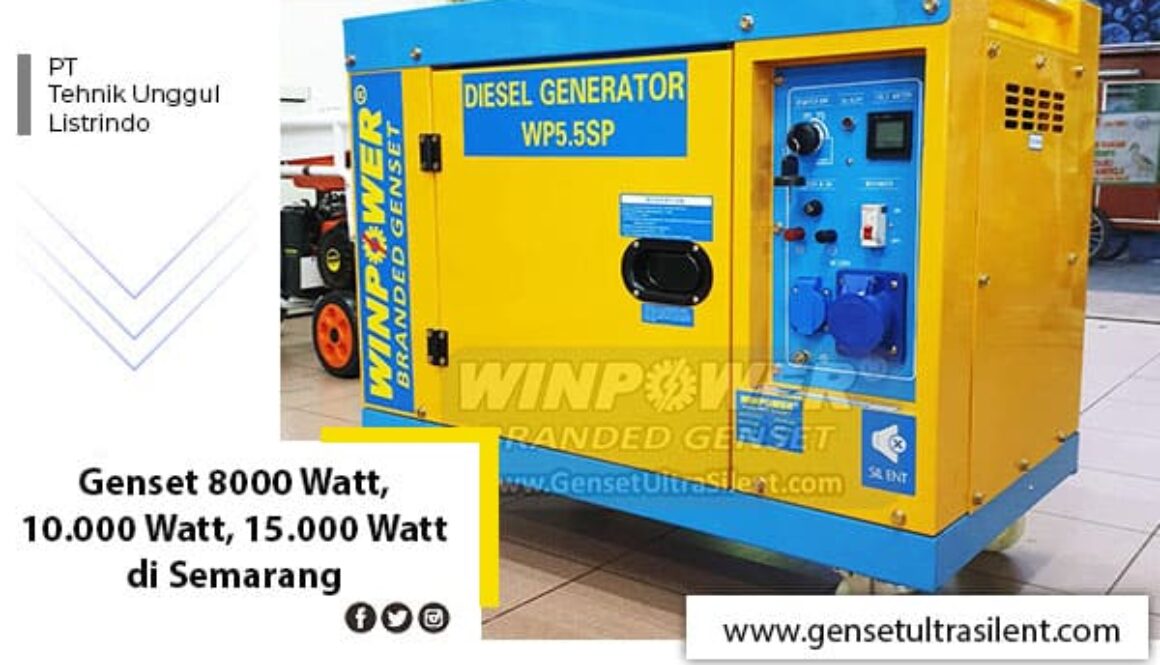 Genset 8000 Watt, 10.000 Watt, 15.000 Watt di Semarang