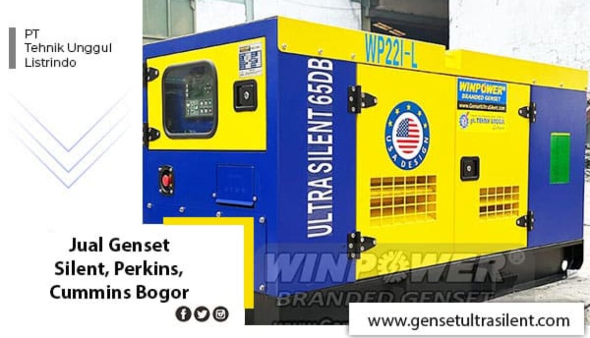 Jual Genset Silent, Perkins, Cummins Bogor