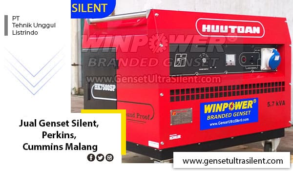 Jual Genset Silent Perkins Cummins Malang
