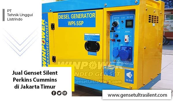 Jual Genset Silent Perkins Cummins di Jakarta Timur