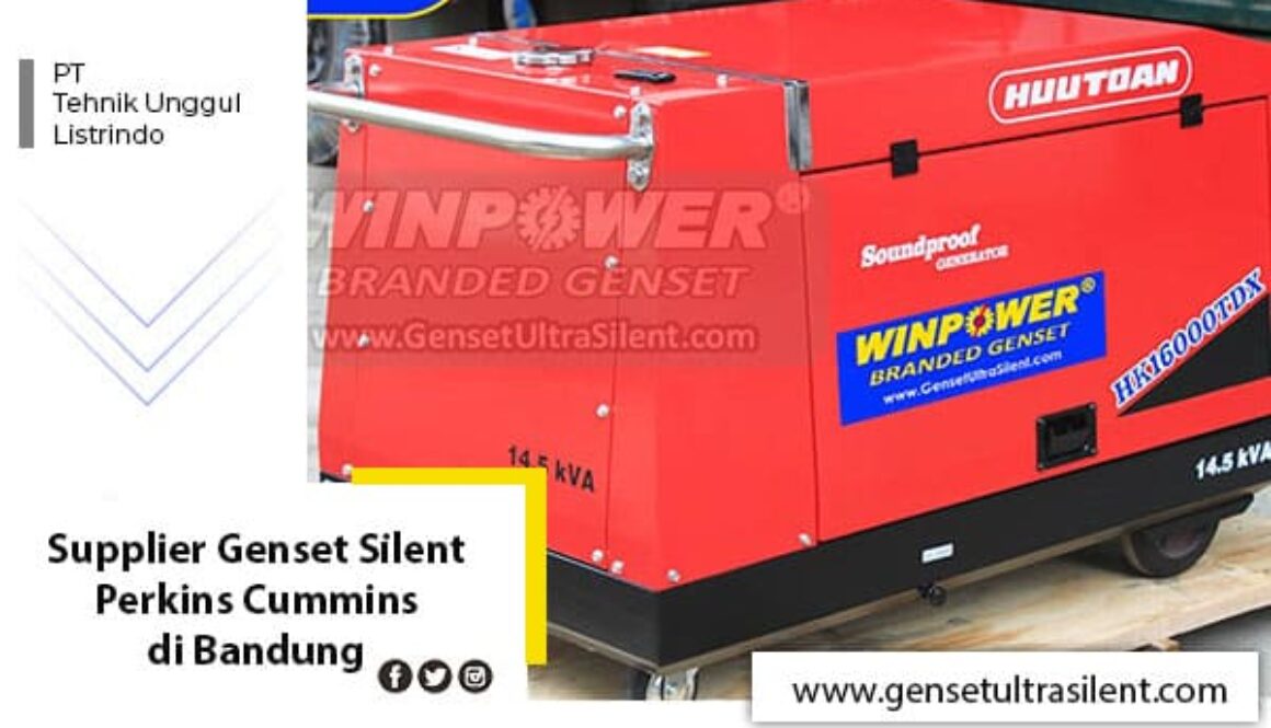 Supplier Genset Silent Perkins Cummins di Bandung