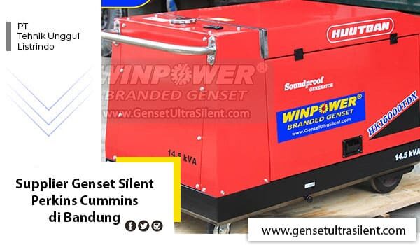 Supplier Genset Silent Perkins Cummins di Bandung